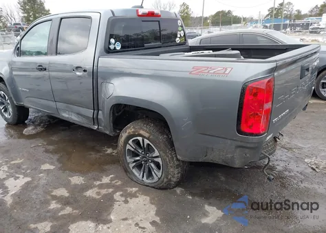 2021 Chevrolet Colorado 4Wd Short Box Z71 z USA, uszkodzony, nr VIN 1GCGTDEN0M1115697
